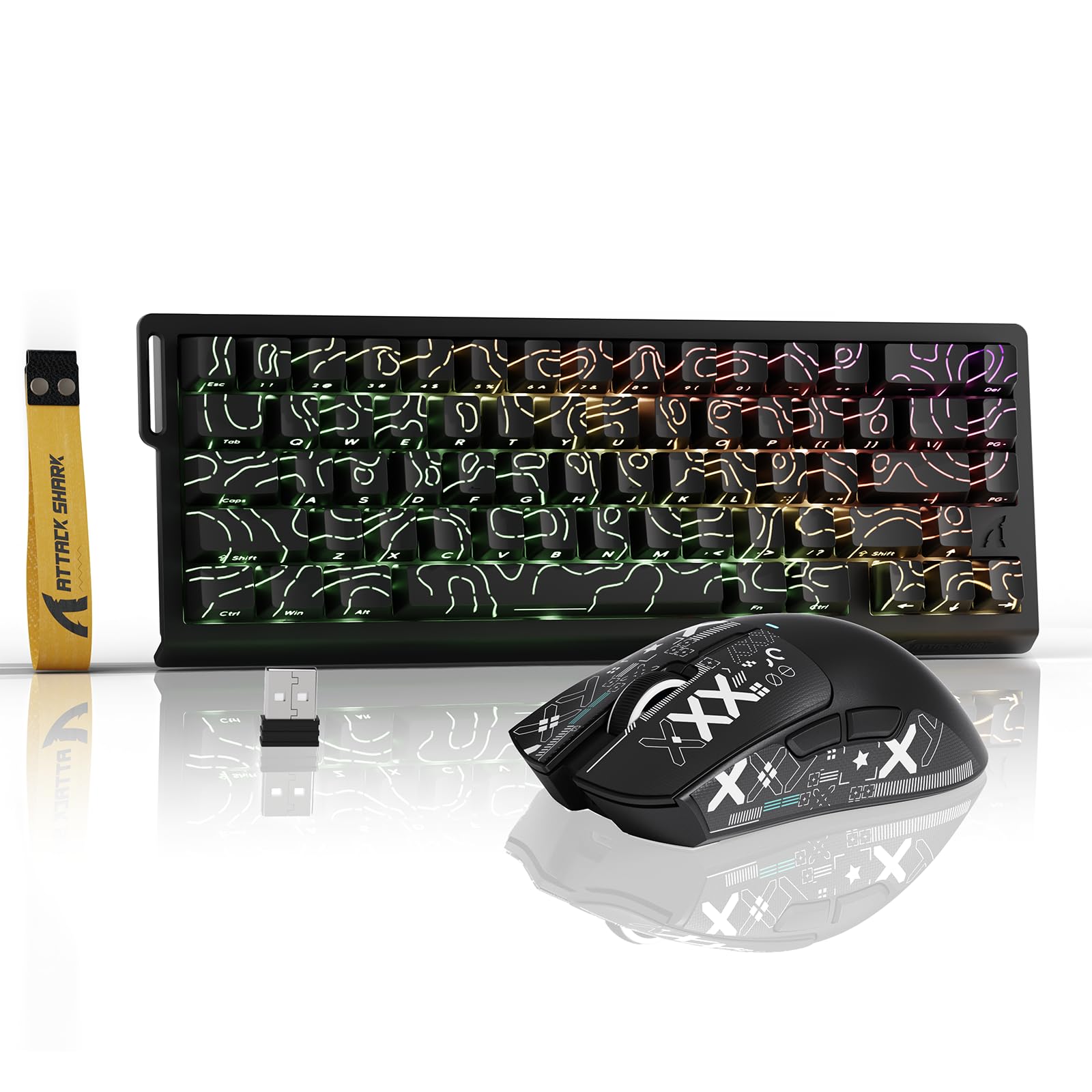 Amazon.com: ATTACK SHARK X68HE PRO Rapid Trigger Wireless Gaming